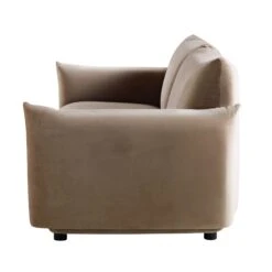 Gianni Three Seater Sofa, Mink Velvet -Daals Shop BOSF 9678 TAUPE VEL 3ST WB4