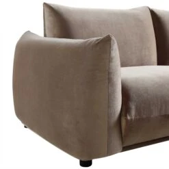 Gianni Three Seater Sofa, Mink Velvet -Daals Shop BOSF 9678 TAUPE VEL 3ST detail1
