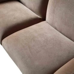 Gianni Three Seater Sofa, Mink Velvet -Daals Shop BOSF 9678 TAUPE VEL 3ST detail2