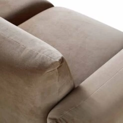 Gianni Three Seater Sofa, Mink Velvet -Daals Shop BOSF 9678 TAUPE VEL 3ST detail4