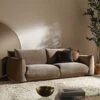 Gianni Three Seater Sofa, Mink Velvet -Daals Shop BOSF 9678 TAUPE VEL 3ST main