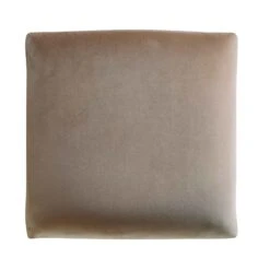 Gianni Pouffe, Mink Velvet -Daals Shop BOSF 9678 TAUPE VEL STOOL WB4