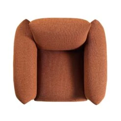 Gianni Armchair, Terracotta Fabric -Daals Shop BOSF 9678 TERRA LIN 1ST WB3