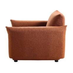 Gianni Armchair, Terracotta Fabric -Daals Shop BOSF 9678 TERRA LIN 1ST WB5