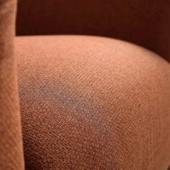 Gianni Armchair, Terracotta Fabric -Daals Shop BOSF 9678 TERRA LIN 1ST detail2