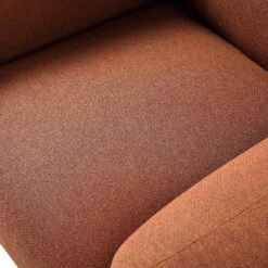 Gianni Armchair, Terracotta Fabric -Daals Shop BOSF 9678 TERRA LIN 1ST detail3