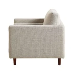 Henrietta Armchair, Beige Woven Fabric -Daals Shop BOSF 9680 BEIGE WOV 1ST WB4