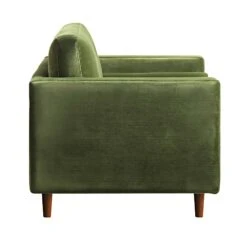 Henrietta Armchair, Moss Green Velvet -Daals Shop BOSF 9680 FERN VEL 1ST WB5