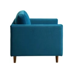 Henrietta Armchair, Teal Velvet -Daals Shop BOSF 9680 TEAL VEL 1ST WB4