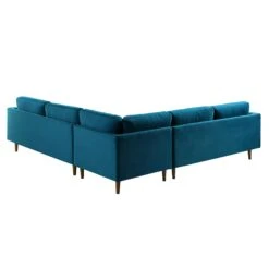 Henrietta 5+Seater Corner Sofa, Teal Velvet -Daals Shop BOSF 9680 TEAL VELCORNER WB4