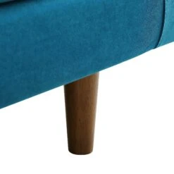 Henrietta 2-Seater Sofa, Teal Velvet 31 Henrietta 2-Seater Sofa, Teal Velvet -Daals Shop BOSF 9680 TEAL VEL detail7