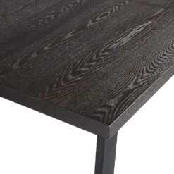 BERN 6-8 Seater Dark Oak Extending Dining Table With Metal Legs -Daals Shop BSD 002 WALNUT detail1