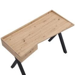 Lytton 1-Drawer Oak Effect Desk With Angled Desk Top -Daals Shop BSD 060 7