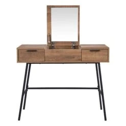 Selwyn Oak Effect Console Dressing Table -Daals Shop BSD 062 WB1