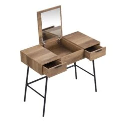 Selwyn Oak Effect Console Dressing Table -Daals Shop BSD 062 WB4