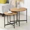 Lewes Oak Set Of 2 Side Tables -Daals Shop BSD 064 main