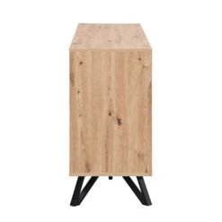 Weston Oak Effect 3 Door 3 Drawer Large Sideboard 24 Weston Oak Effect 3 Door 3 Drawer Large Sideboard -Daals Shop BSD 077 OAK 3