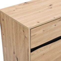 Weston Oak Effect 3 Door 3 Drawer Large Sideboard 26 Weston Oak Effect 3 Door 3 Drawer Large Sideboard -Daals Shop BSD 077 OAK detail1