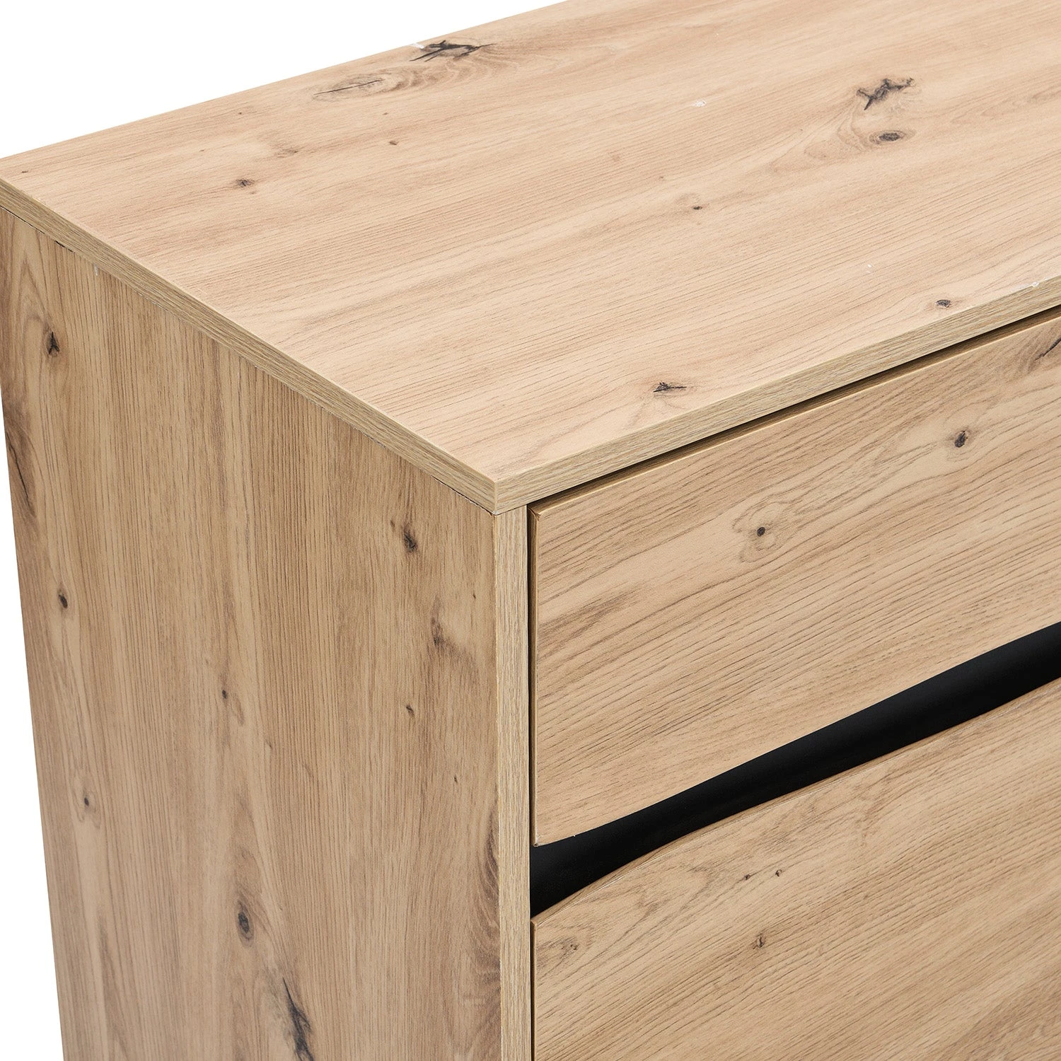 Weston Oak Effect 3 Door 3 Drawer Large Sideboard 13 Weston Oak Effect 3 Door 3 Drawer Large Sideboard - Image 11