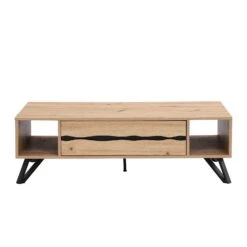Weston Oak Effect Coffee Table 17 Weston Oak Effect Coffee Table -Daals Shop BSD 079 OAK 2