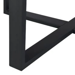 BERN Extending Round Dining Table With Metal Legs, Oak -Daals Shop BSD 092 OAK detail3