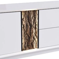Glen Tree Bark Extra Wide LED TV Unit -Daals Shop BSD 093 detail1