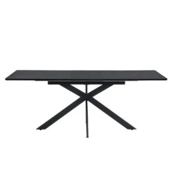Varden Black Ceramic Extending Dining Table 17 Varden Black Ceramic Extending Dining Table -Daals Shop BSD 094 BLACK 1