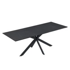 Varden Black Ceramic Extending Dining Table 21 Varden Black Ceramic Extending Dining Table -Daals Shop BSD 094 BLACK 3