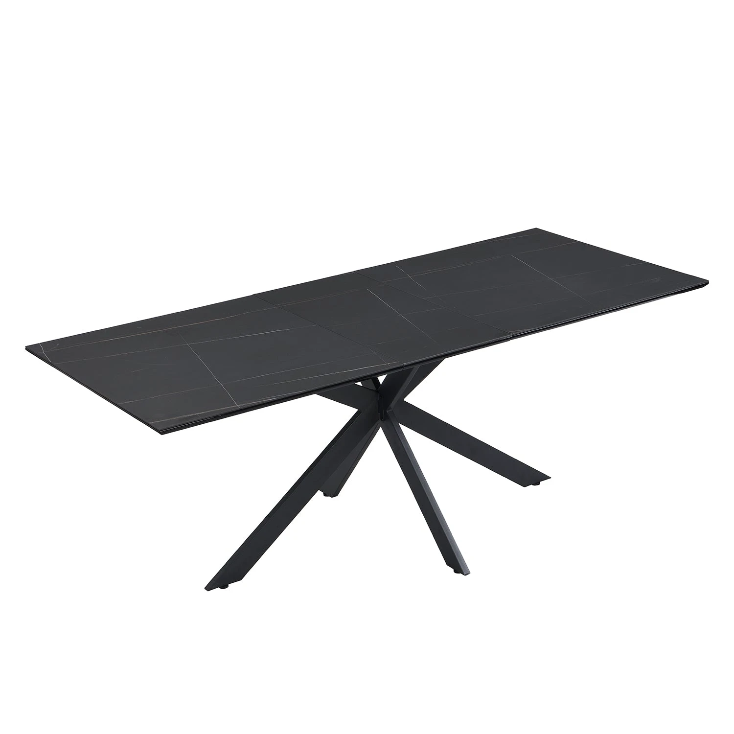 Varden Black Ceramic Extending Dining Table 9 Varden Black Ceramic Extending Dining Table - Image 7