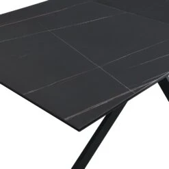 Varden Black Ceramic Extending Dining Table 24 Varden Black Ceramic Extending Dining Table -Daals Shop BSD 094 BLACK detail2