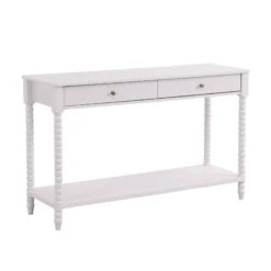 Aldwinke Beige Bobbin 2 Drawer Large Console Table 16 Aldwinke Beige Bobbin 2 Drawer Large Console Table -Daals Shop BSD 098 BEIGE WB2
