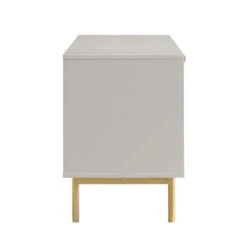 Richmond Ridged 120cm Wide TV Media Unit, Matte Taupe -Daals Shop BSD 106 TAUPE WB4