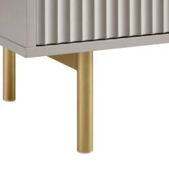 Richmond Ridged 120cm Wide TV Media Unit, Matte Taupe -Daals Shop BSD 106 TAUPE detail5