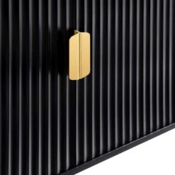Richmond Ridged Large Sideboard, Matte Black -Daals Shop BSD 108 BLACK detail2