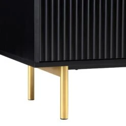 Richmond Ridged Large Sideboard, Matte Black -Daals Shop BSD 108 BLACK detail4