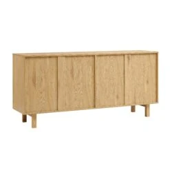 Moriko Extra Wide 4 Door Sideboard, 160 Cm 21 Moriko Extra Wide 4 Door Sideboard, 160 Cm -Daals Shop BSD 110 OAK WB5