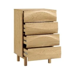 Moriko Chest Of 4 Drawers 19 Moriko Chest Of 4 Drawers -Daals Shop BSD 112 OAK WB3