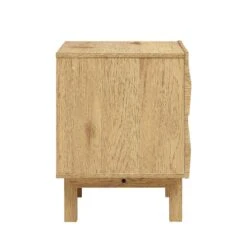 Moriko 2 Drawer Bedside Table -Daals Shop BSD 113 OAK WB4