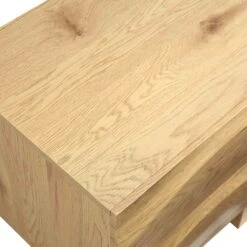 Moriko 2 Drawer Bedside Table -Daals Shop BSD 113 OAK detail2