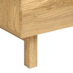 Moriko 2 Drawer Bedside Table -Daals Shop BSD 113 OAK detail4