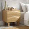 Moriko 2 Drawer Bedside Table 1 Moriko 2 Drawer Bedside Table -Daals Shop BSD 113 OAK main