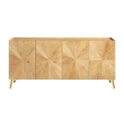 Bohdi Oak 160cm Wide Sideboard 15 Bohdi Oak 160cm Wide Sideboard -Daals Shop BSD 115 OAK WB1