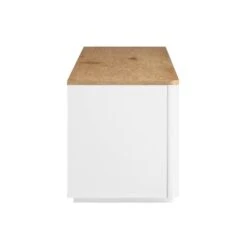 Agnes Curved Edge 150cm Wide TV Unit -Daals Shop BSD 118 WHITE OAK WB4