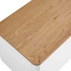 Agnes Curved Edge 150cm Wide TV Unit -Daals Shop BSD 118 WHITE OAK detail1