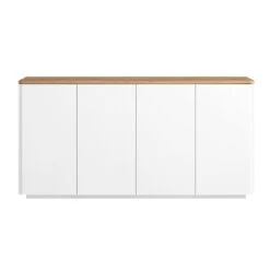 Agnes Curved Edge 150cm Wide Sideboard 17 Agnes Curved Edge 150cm Wide Sideboard -Daals Shop BSD 119 WHITE OAK WB1