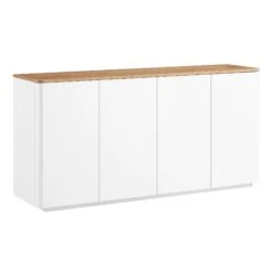Agnes Curved Edge 150cm Wide Sideboard 19 Agnes Curved Edge 150cm Wide Sideboard -Daals Shop BSD 119 WHITE OAK WB2