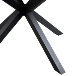 BERN Natural Curved Edge Solid Oak Dining Table -Daals Shop BSD 120 OAK detail2