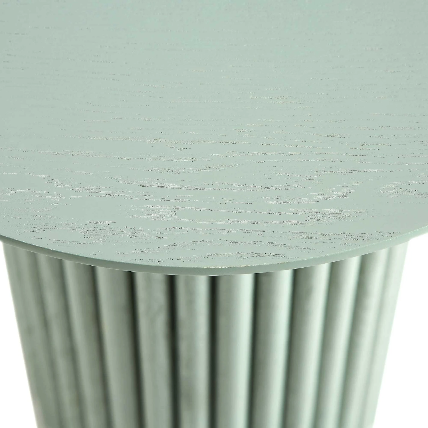 Maru Oak Round Side Table, Sage Green 10 Maru Oak Round Side Table, Sage Green - Image 8