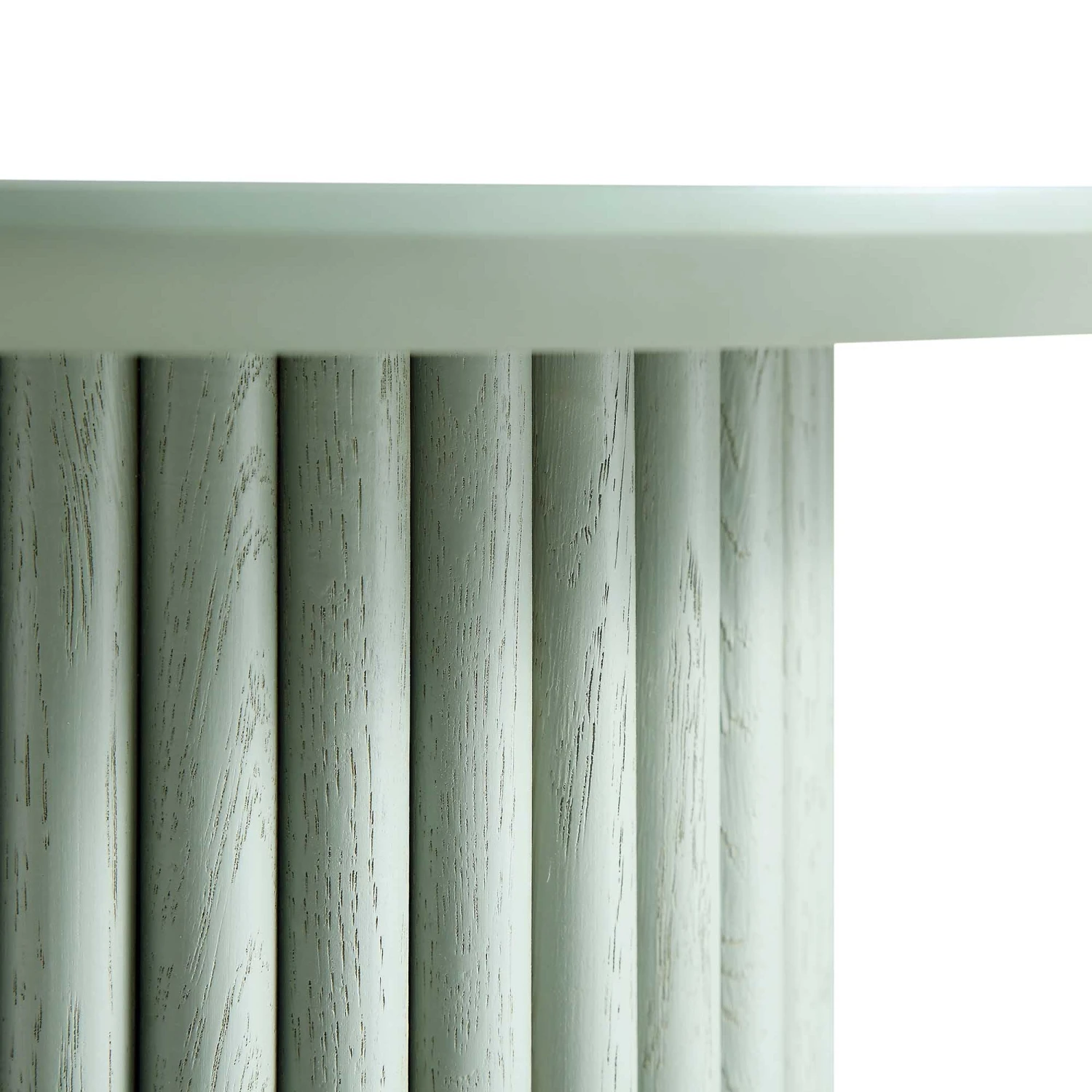 Maru Oak Round Side Table, Sage Green 9 Maru Oak Round Side Table, Sage Green - Image 7