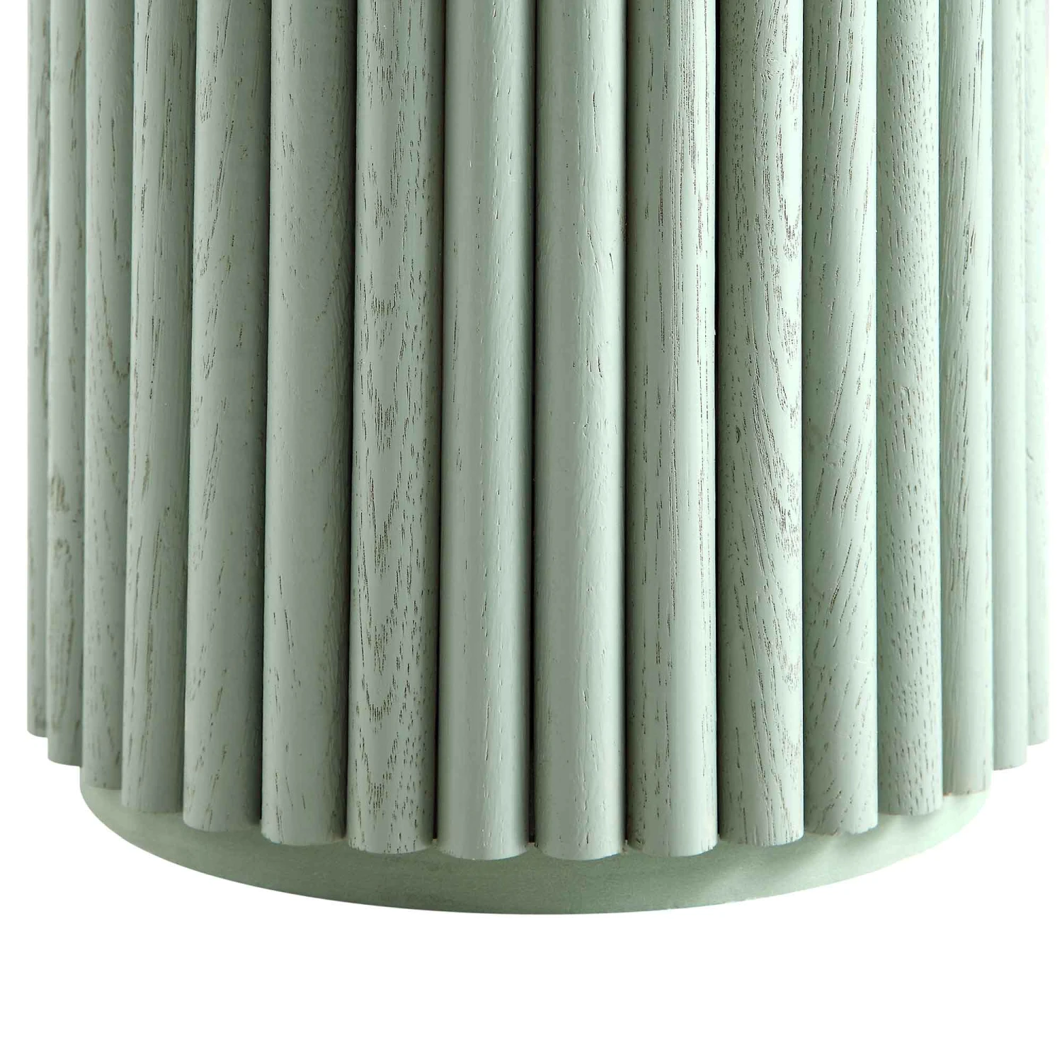 Maru Oak Round Side Table, Sage Green 11 Maru Oak Round Side Table, Sage Green - Image 9